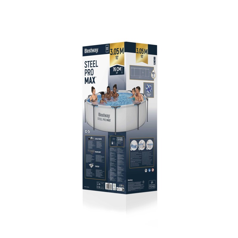 Karkassbassein Bestway 56408 Steel Pro Max Set 305x76 cm