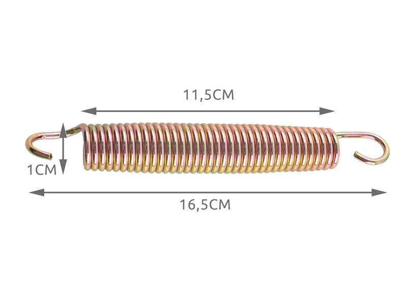 Springs for trampolines 165mm (00002238)