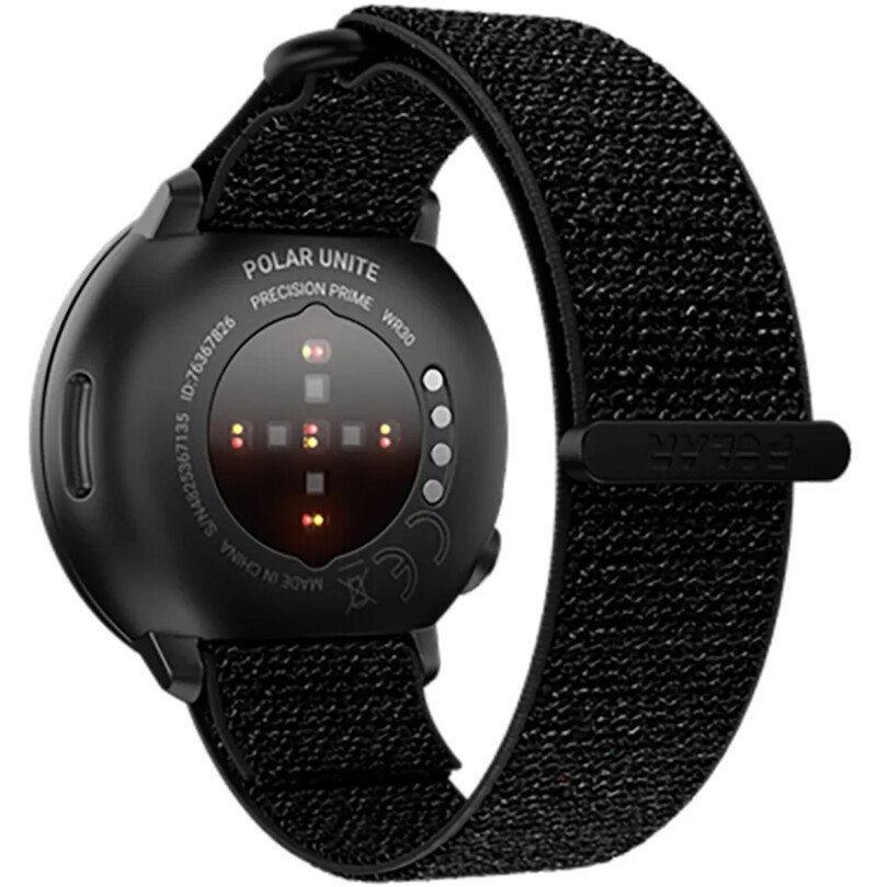 Spordikell POLAR UNITE HOOK&LOOP BLACK, M-L